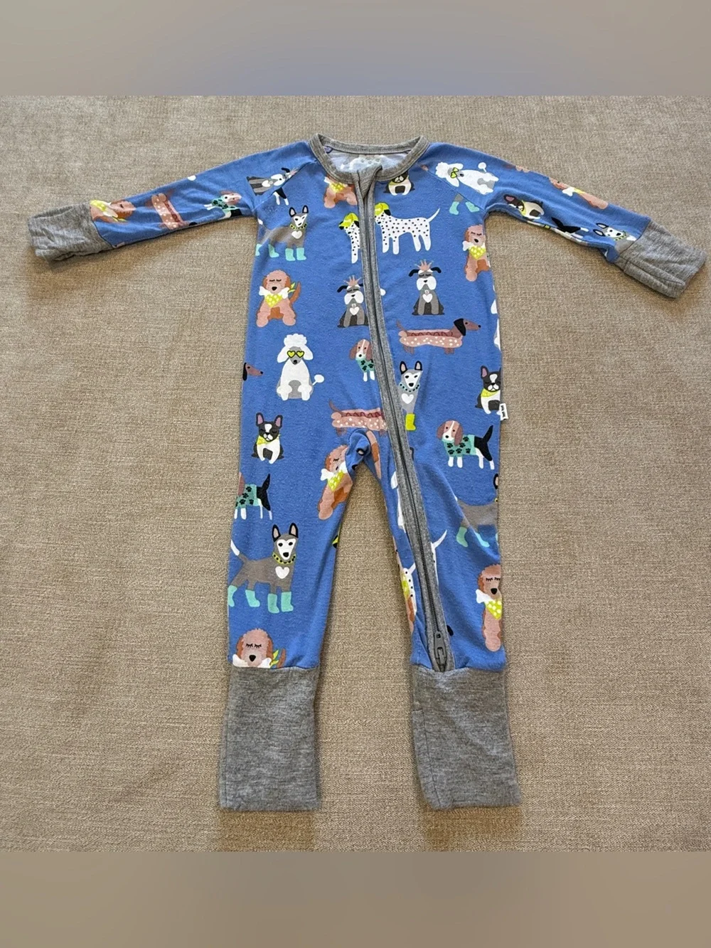 Little Sleepies Dapper Dogs Zippy 0-3 Months